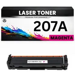 Toner 207A Magenta für HP kompatibel W2213A Premium Alternative Günstig für HP LaserJet Pro M255dw, M282, M283fdw