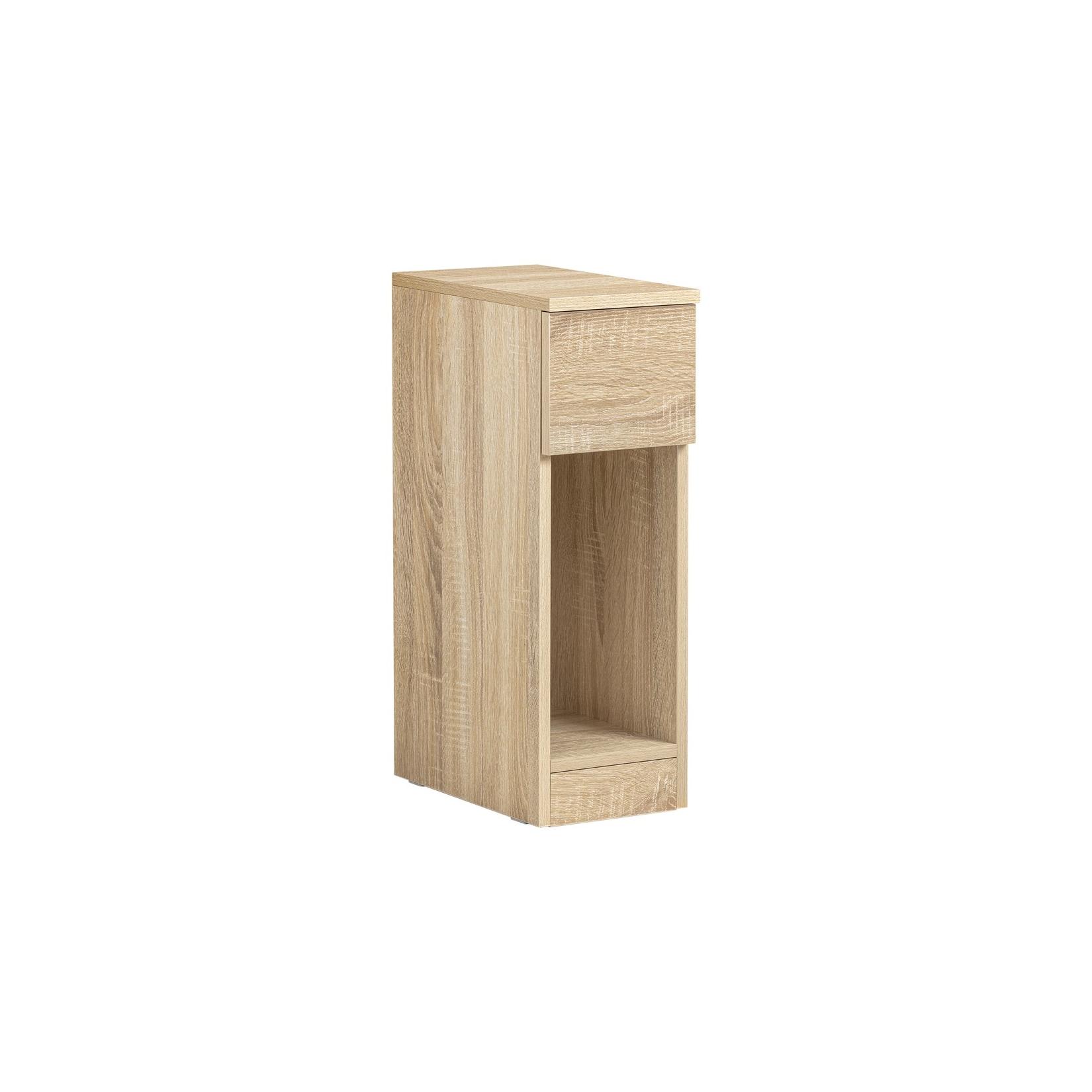 SoBuy Nachttisch mit 1 Schublade Holzfarbe 20x35x60cm Modern