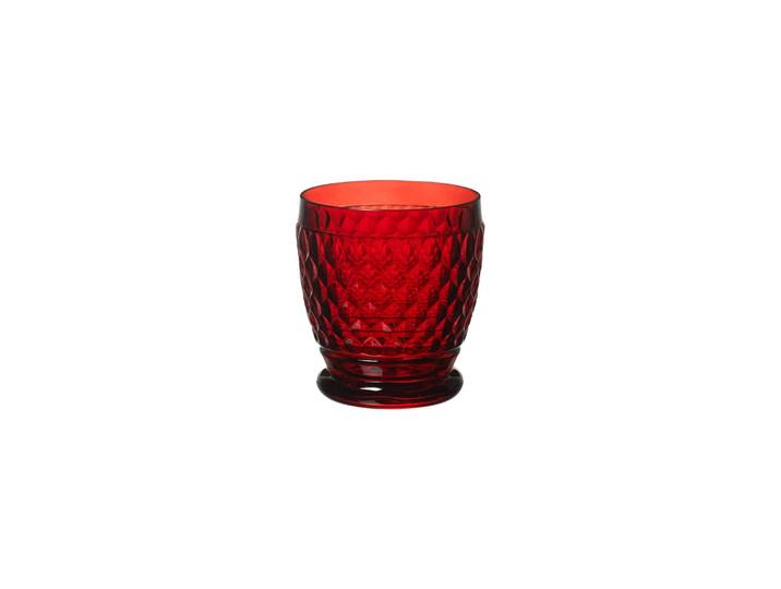 Whiskyglas VILLEROY & BOCH Becher Boston Coloured 330 ml , rot, Glas, Trinkgefäße, Whiskyglas