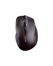 Cherry MW 3000 Maus 5 Tasten, drahtlos, 2,4 GHz, kabelloser Empfänger (USB), optisch, mit Infrarottechnologie, Schwarz (JW-T0100)
