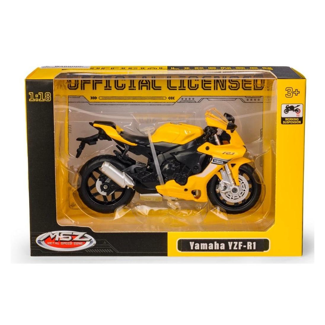 Daff MSZ 1:18 YAMAHA YZF-R1 / 67705/gelb (47616761)