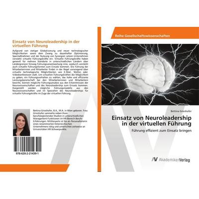 Einsatz von Neuroleadership in der virtuellen Führung, Taschenbuch von Bettina Grieshofer, AV Akademikerverlag, 978-620-2-21439-1