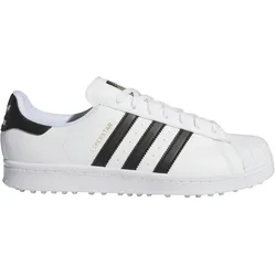 adidas Golf Originals Golfschuhe Unisex Superstar, weiss/schwarz/gold