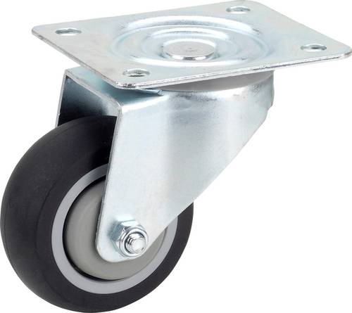 dörner + helmer 715486 Lenkrolle Rad-Durchmesser: 80mm Tragfähigkeit (max.): 100kg 1St.
