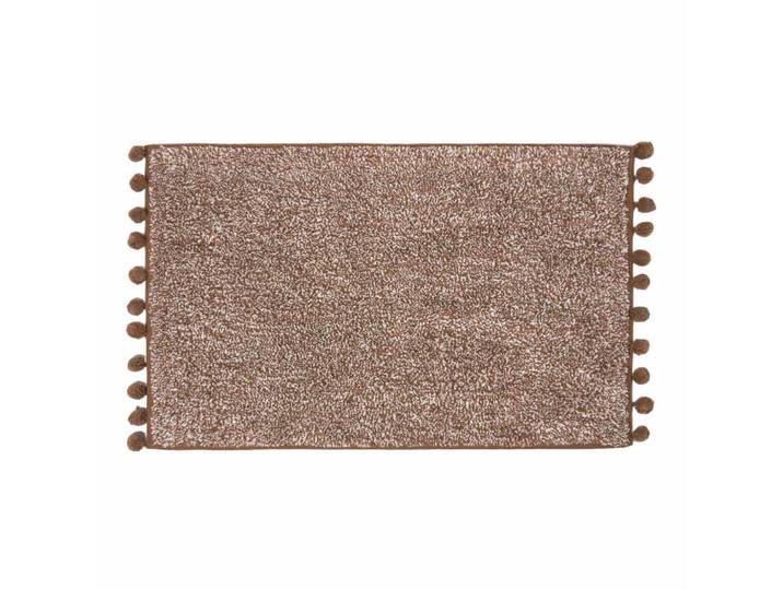 BADEMATTE Pompons 50/80 cm, Baumwolle