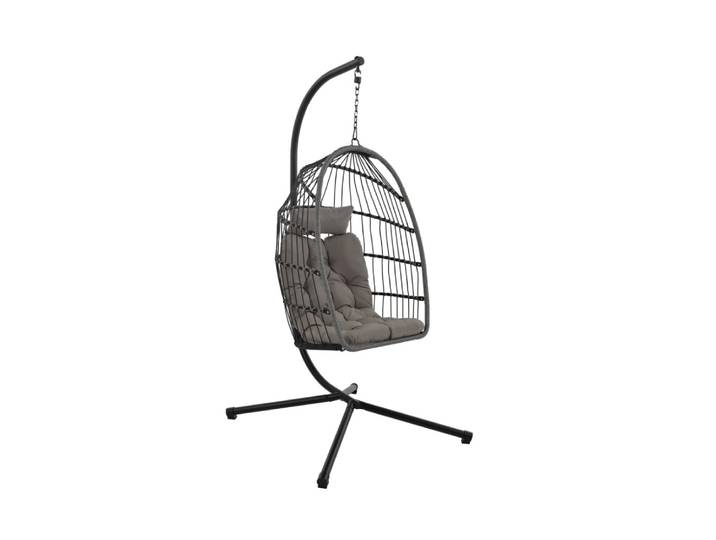 Fauteuil Suspendu Jardin Corde Métal Fauteuil Oeuf Chaise Suspendue Terrasse Balcon Sully
