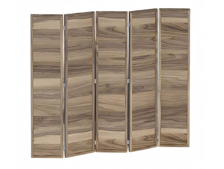 Xlmoebel Paravent Brauner Raumteiler aus MDF mit modernem Design und Sichtschutz (1 St., Raumteiler 200 x 7 x 180 cm), Made in Europa