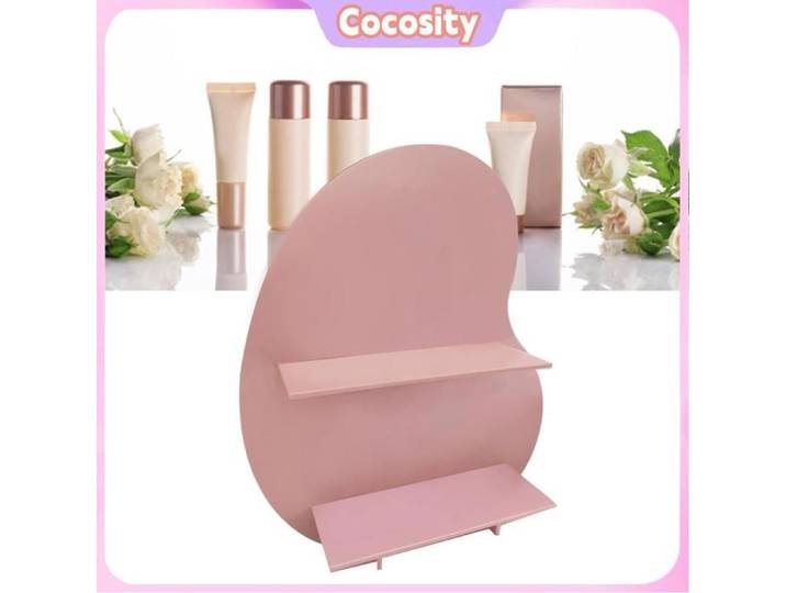 Cocosity Support de rangement de maquillage Organisateur d'étagère de maquillage de support de stockage meuble rangement Rose S