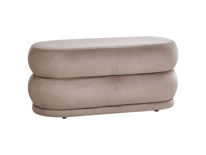 Banc ELLENDALE Velours Taupe