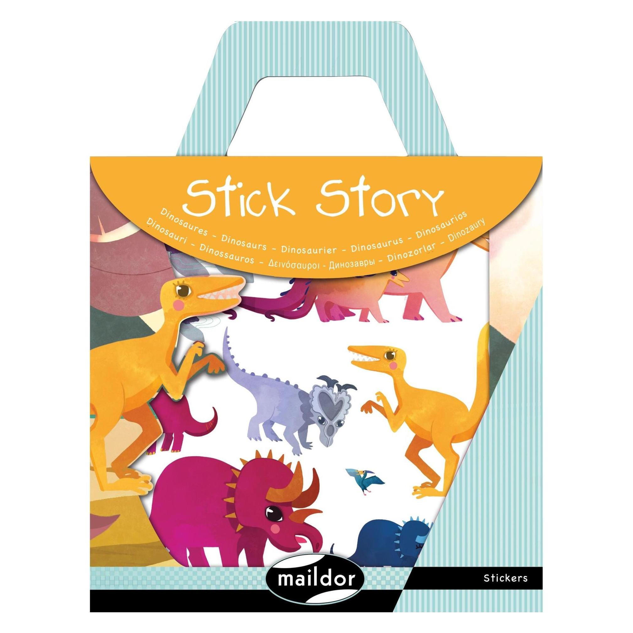 My Mandarine Motivsticker Story 2 in 1 Set Dinosaurier (41 Sticker) (AF007O)