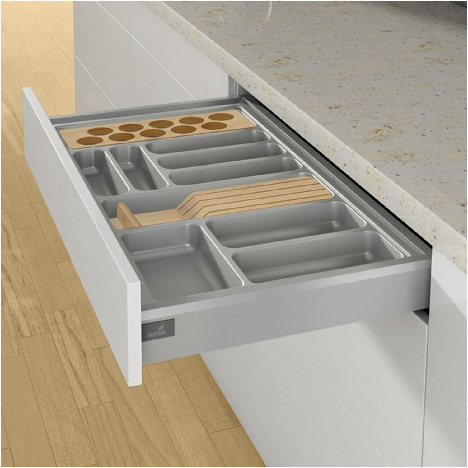 OrgaTray 440, 441 - 520 / 401 - 450, silber ; Hettich (9194935)