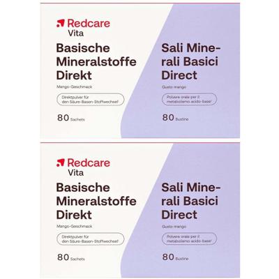 Basische Mineralstoffe Direkt RedCare Doppelpack 2x80 St Beutel