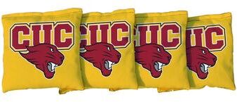 Skip's Garage Concordia University Cougars Yellow Cornhole Bags