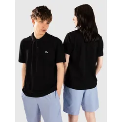 Lacoste Regular Fit Cotton Blend Polo Shirt black Gr. L
