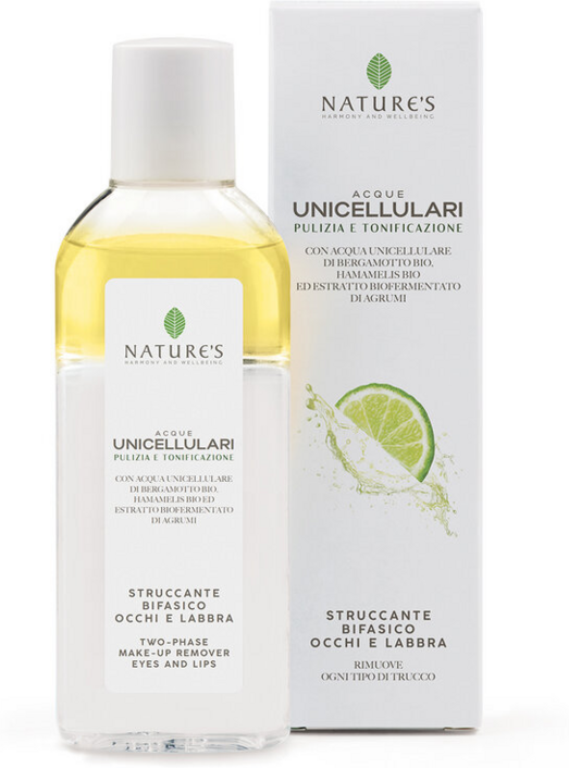 Nature's Acque Unicellulari Struccante Bi-Fase Occhi E Labbra 125 ml