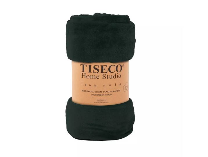 Tiseco - Kuscheldecke COSY Mikroflanel, COSY Mikroflanel Kuscheldecke, 130 x 160 cm, Schwarz