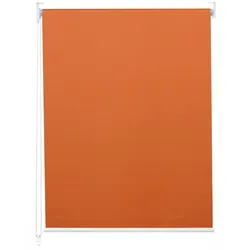 Décoshop26 - Verdunkelungsrollo für Fenster Sonnenschutz seitliche Bedienung 70 x 160 cm blickdicht orange 04_0004449