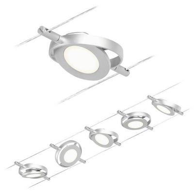 Paulmann 94414 Seil-Komplettsystem LED fest eingebaut LED Chrom (matt)