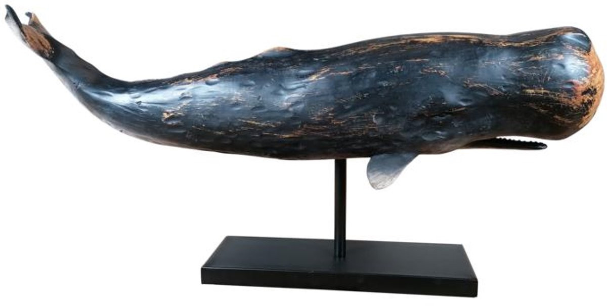 Michael Noll Walvis Beeld Blauw XXL 77 cm