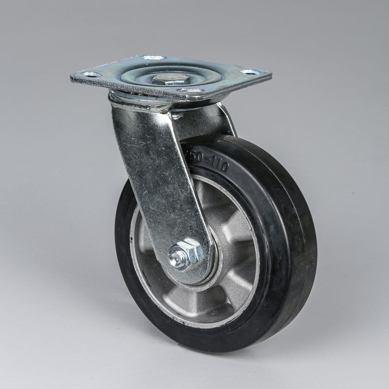 B2B Partner Lenkrolle, 150 mm, schwarzer Gummi