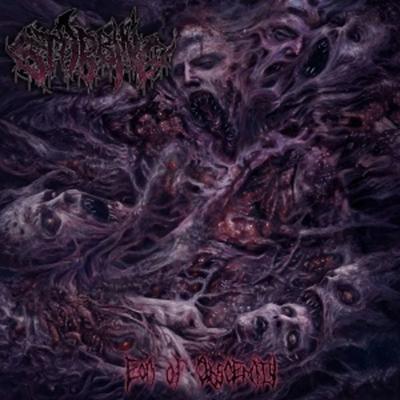Eon of Obscenity (red-black marbled LP) - Stabbing, Vinyl