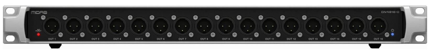 Midas DN4816-O Audio-Schnittstelle mit 16 XLR-Ausgängen, ULTRANET und StageConnect