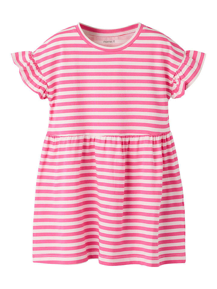 name it Kleid "Junni" in Pink/ Creme - 104