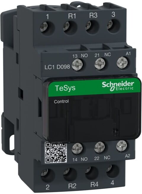 Schneider Electric Contacteur de puissance LC1D098P7 4 pôles 230V AC (LC1D098P7)