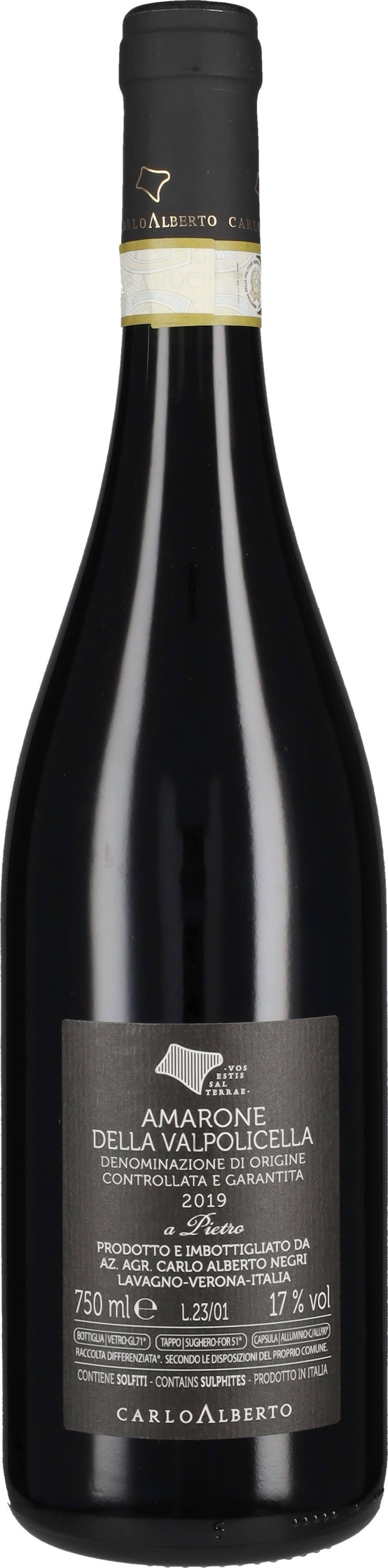 Negri Carlo Alberto Amarone della Valpolicella Carlo Alberto Negri 2019