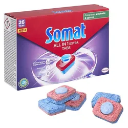 Somat ALL IN 1 EXTRA Spülmaschinentabs, 26 Stück