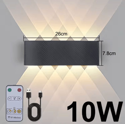 Inspire Picks Magnetic Rechargeable LED Wall Light Wireless Bedside Spotlight With Remote Control & No Drill Installation b4