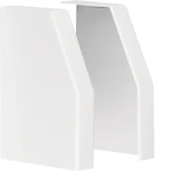 Hager L22357035 Endstück Paar schnittkaschierend zu Rangierkanal RK 150x110mm lichtgrau