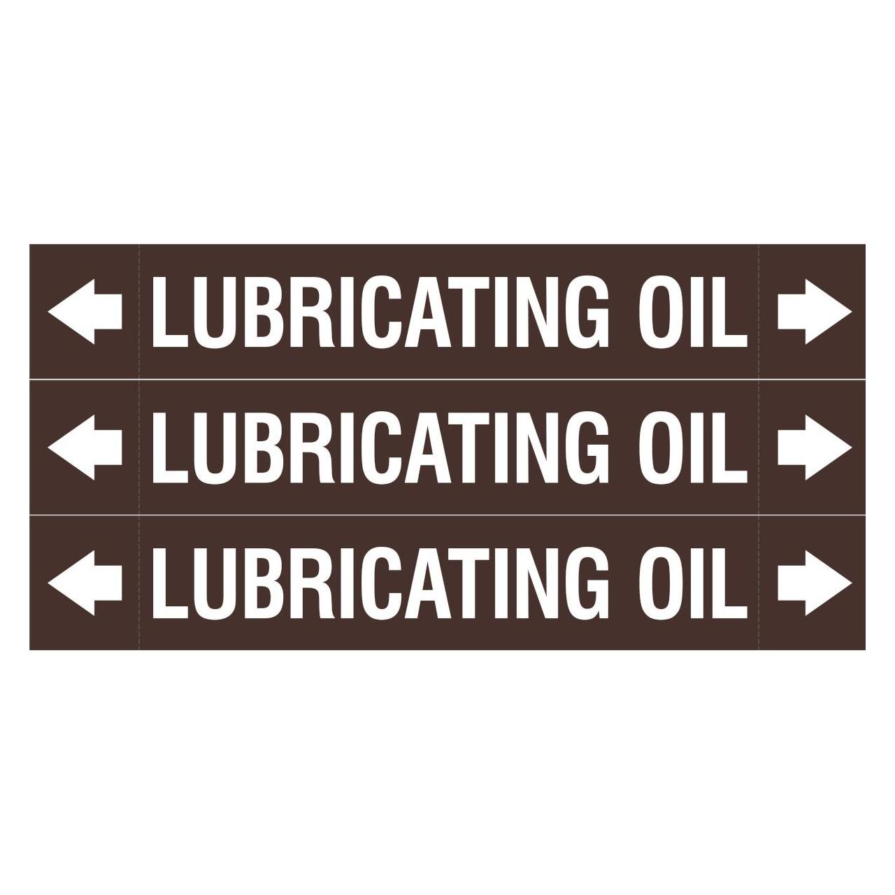 Brady ASME - Rohrmarkierer - Lubricating Oil (312868)