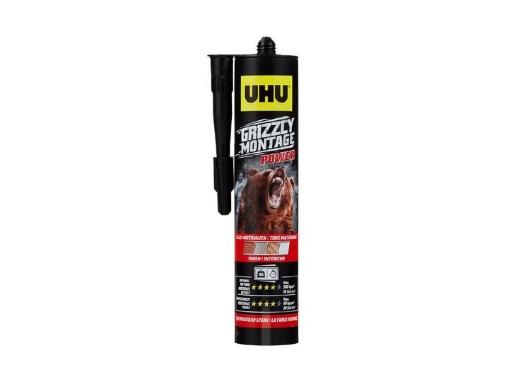 UHU Grizzly Montage-Power Weiss 370 g