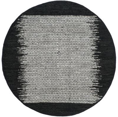 SAFAVIEH Handmade Vintage Boho Leather Mako Modern Stripe Leather Rug