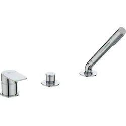 Ideal Standard Tonic II 3-Loch-Wannenarmatur A6349AA Wannenrandmontage, ohne Wanneneinlauf, verchromt