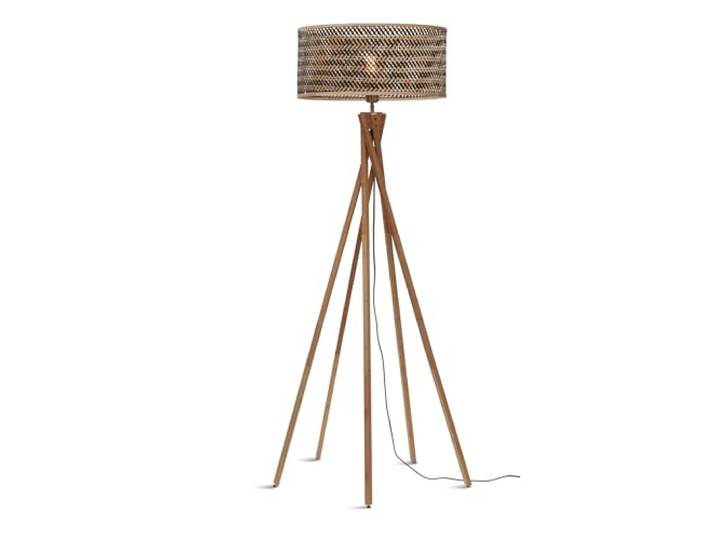 Good&Mojo [W] Vloerlamp Java 5-voet nat/50x22. zwart/nat. -