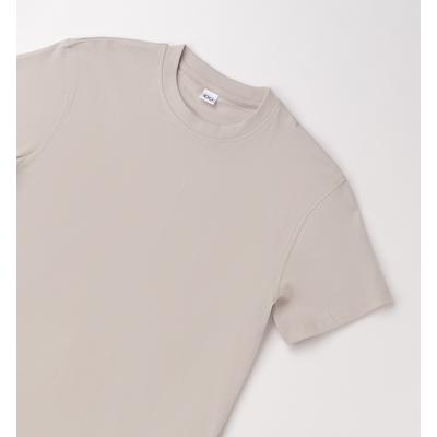 T-Shirt IDO "BOY SUMMER T-SHIRT", Jungen, Gr. 110, beige (grau), 100% Baumwolle, Shirts T-Shirt