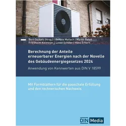Oschatz:Berechnung der Anteile erneuerb, Fachbücher von Hans Erhorn, Martin Pehnt, Friedhelm Keimeyer, Lasse Schöfer, Bettina Mailach, Bert, DIN e.V., Oschatz
