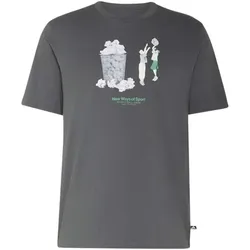 adidas Skt Hoop T-Shirt Herren - grey six - XS