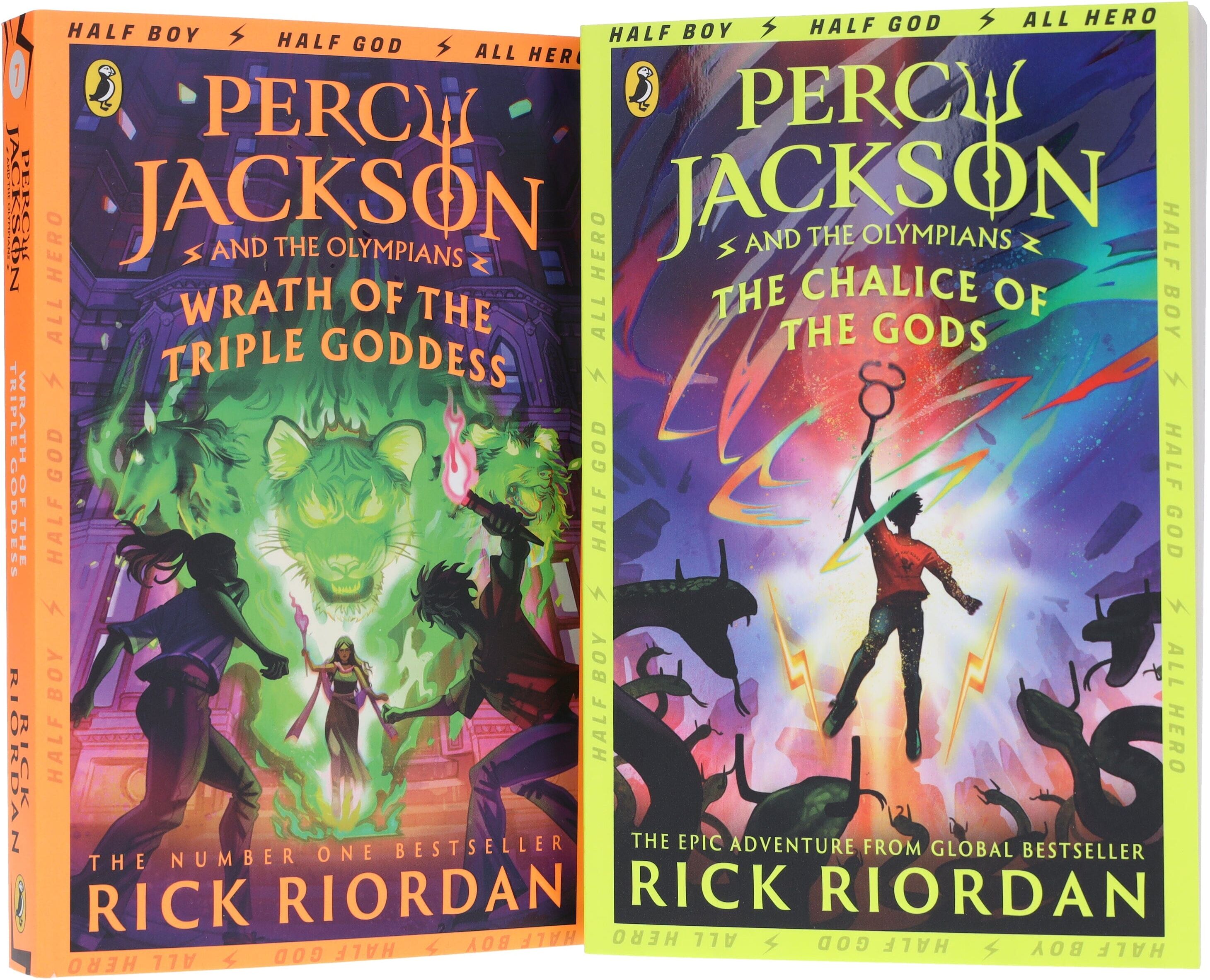 Percy Jackson And The Olympians Series (Book 6&7); by Rick Riordan 2 Books Collection Set - Ages 9+ - Paperback Penguin Random House