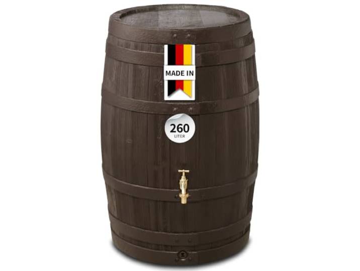 GARANTIA BARRICA Regenton 260 liter bruin
