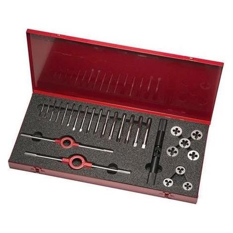 Dormer Gewindeschneidzeugsatz 21 M3-M12 21 teilig HSS Metallkassette (L12021)