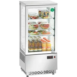 Bartscher Mini-Kühlvitrine 78 L Edelstahl
