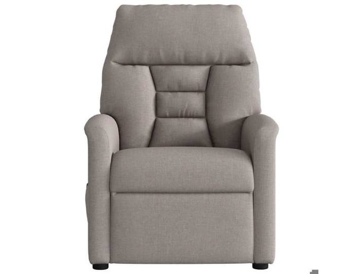 NEUF Fauteuil inclinable - BURKE - Chaise Pour salon - Taupe Tissu LL4072