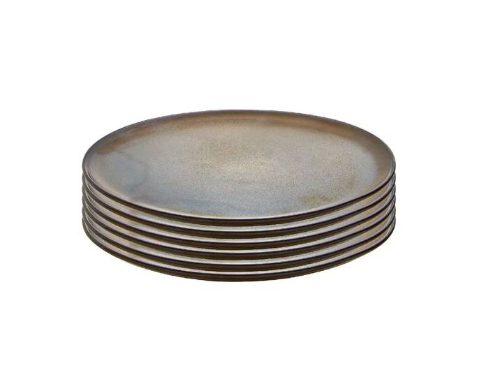 Aida Raw ontbijtbord Ø23 cm 6-pack Bruin