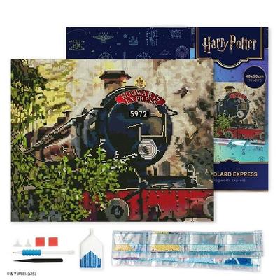 Diamond Painting - Harry Potter - Hogwarts Express - 40 x 50 cm auf Keilrahmen gespannt