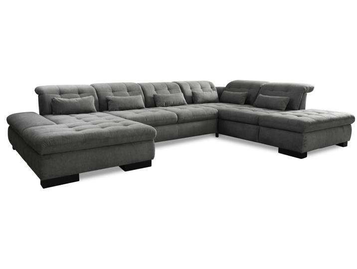StepOne Wohnlandschaft MANCHESTER, anthrazit, Webstoff