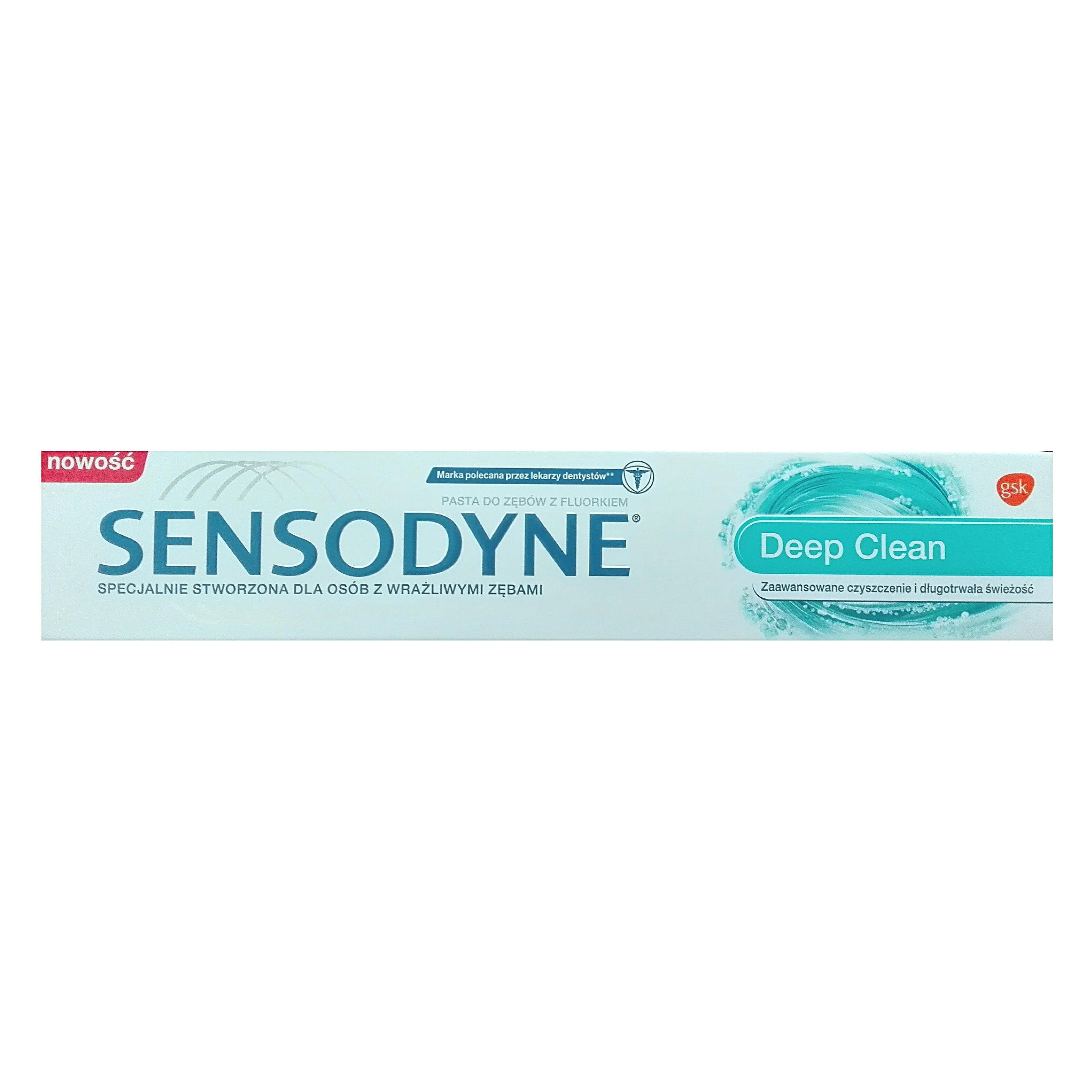 Sensodyne Deep Clean Toothpaste Paste In Teeth 75Ml (75 ml) (5054563014658)