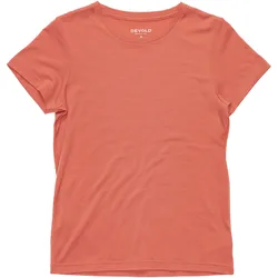 DEVOLD CLASSIC TEE WMN - Damen Merino-Shirt - CORAL - XL